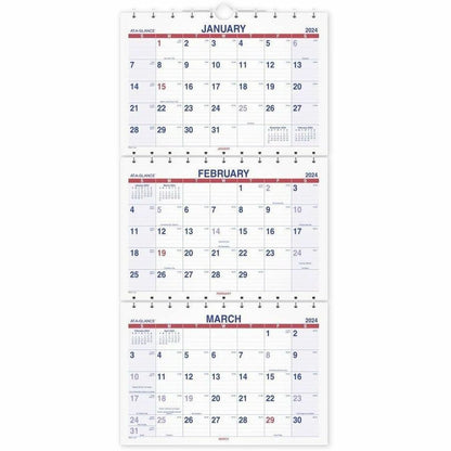 At-A-Glance Move-A-Page 3-Month Wall Calendar