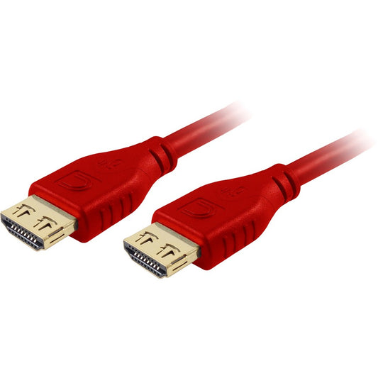 Comprehensive MicroFlex Pro AV/IT Series High Speed HDMI Cable with ProGrip Deep Red 3ft