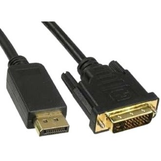 Unirise 3ft DVI-Digital Dual link to Displayport Male - Male