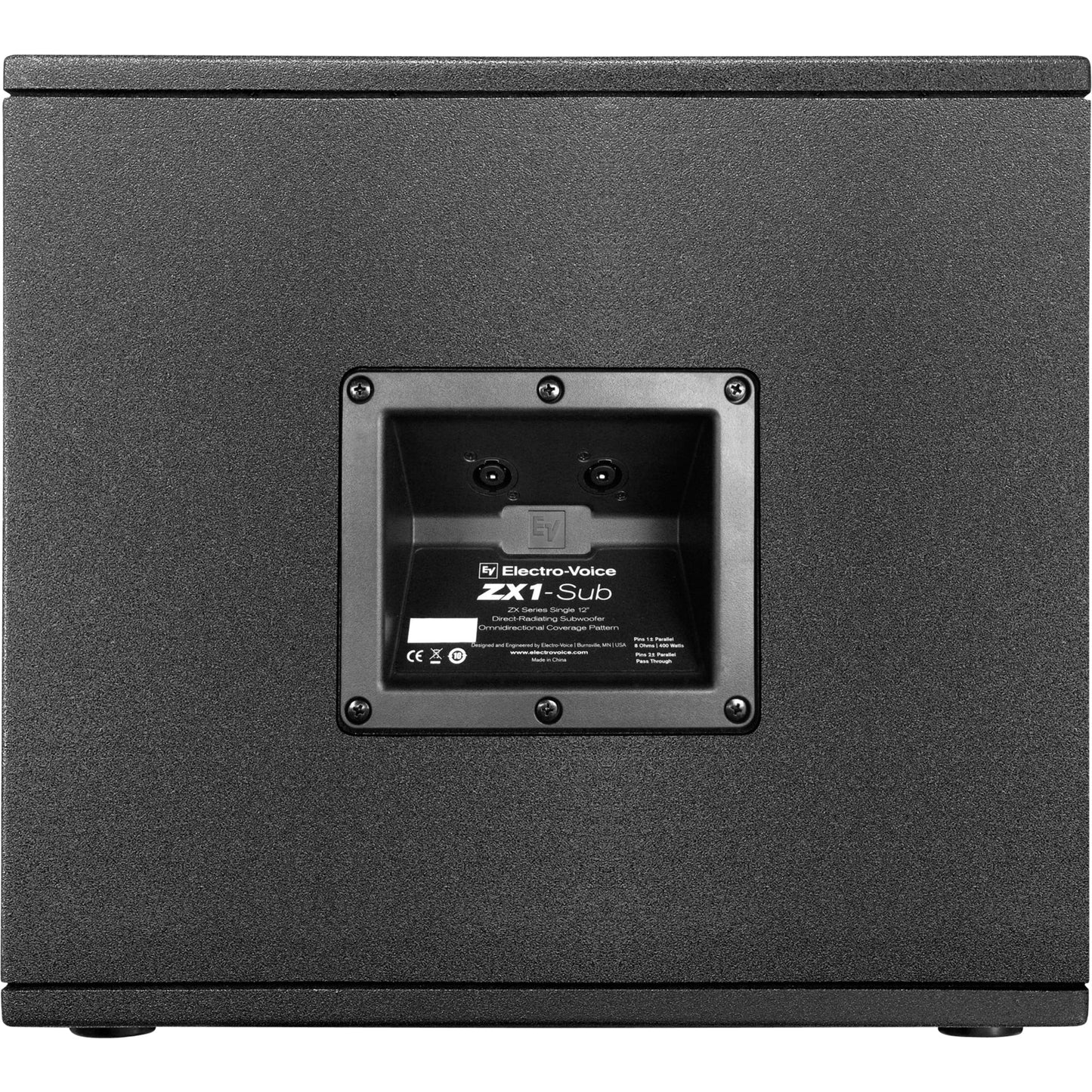 Electro-Voice Zx1-SUB Pole Mount Woofer - 400 W RMS - Black