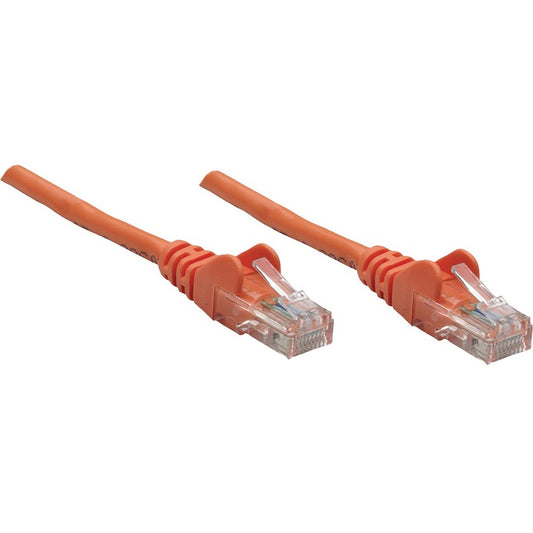 Intellinet Network Solutions Cat5e UTP Network Patch Cable 1.5 ft (0.5 m) Orange