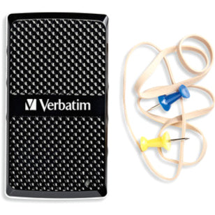 Verbatim 256GB Vx450 External SSD USB 3.0 with mSATA Interface - Black