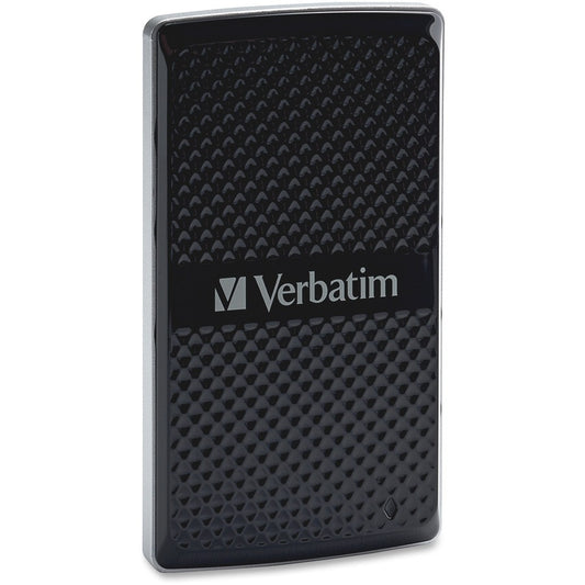 Verbatim 128GB Vx450 External SSD USB 3.0 with mSATA Interface - Black