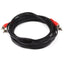 Monoprice 12ft 2 RCA Plug/2 RCA Plug M/M Cable - Black