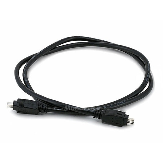 Monoprice IEEE-1394 FireWire iLink DV Cable 4P-4P M/M - 3ft (BLACK)