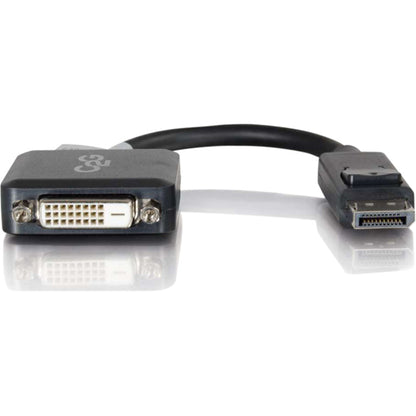 C2G 8in DisplayPort to DVI-D (Single-Link) Adapter Converter - M/F