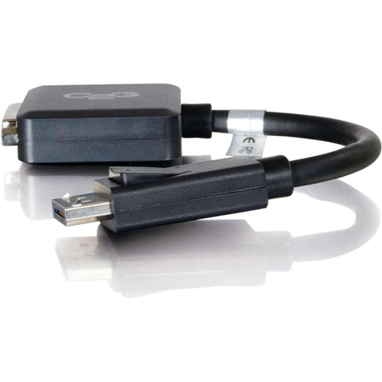 C2G 8in DisplayPort to DVI-D (Single-Link) Adapter Converter - M/F