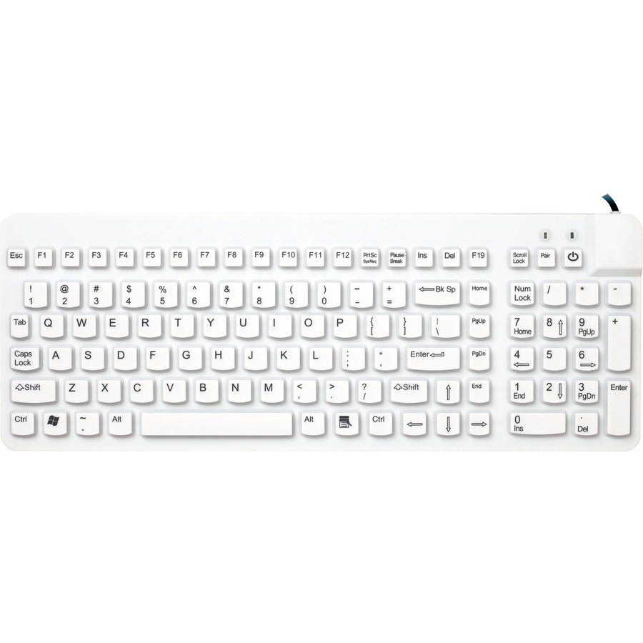 Man & Machine Premium Full Size Waterproof Disinfectable Keyboard