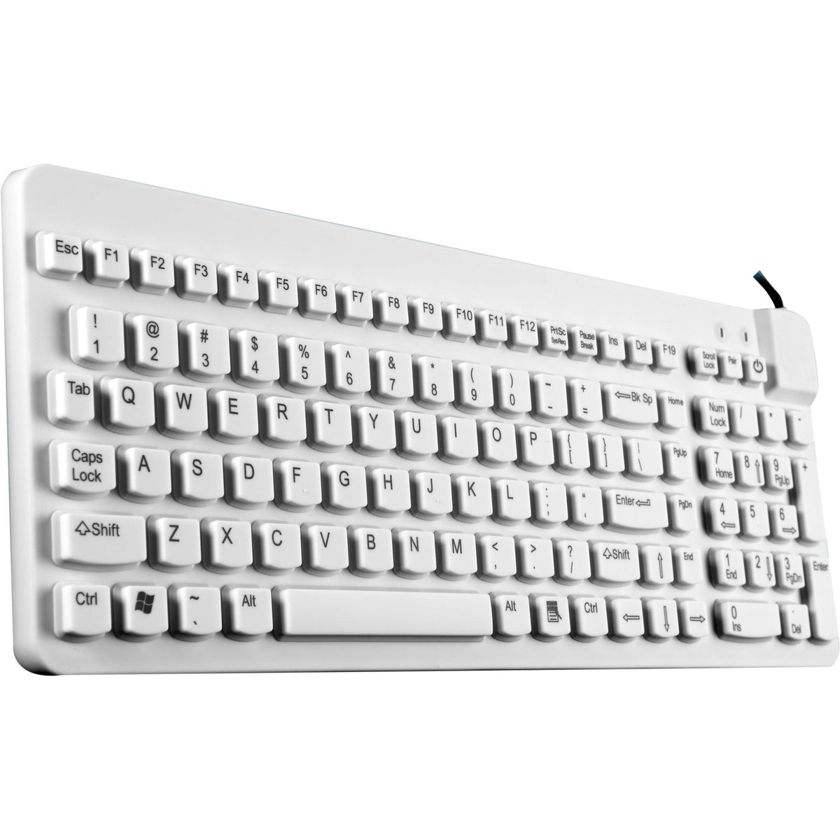Man & Machine Premium Full Size Waterproof Disinfectable Keyboard
