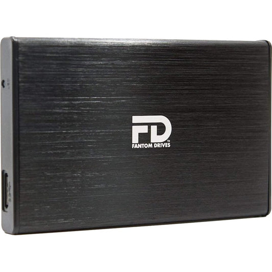 Fantom Drives 2TB Portable Hard Drive - GFORCE 3 Mini - USB 3 Aluminum Black GF3BM2000U