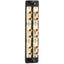 Black Box JPM460 Series Fiber Adapter Panel - High Density (6) ST Duplex Ceramic Beige