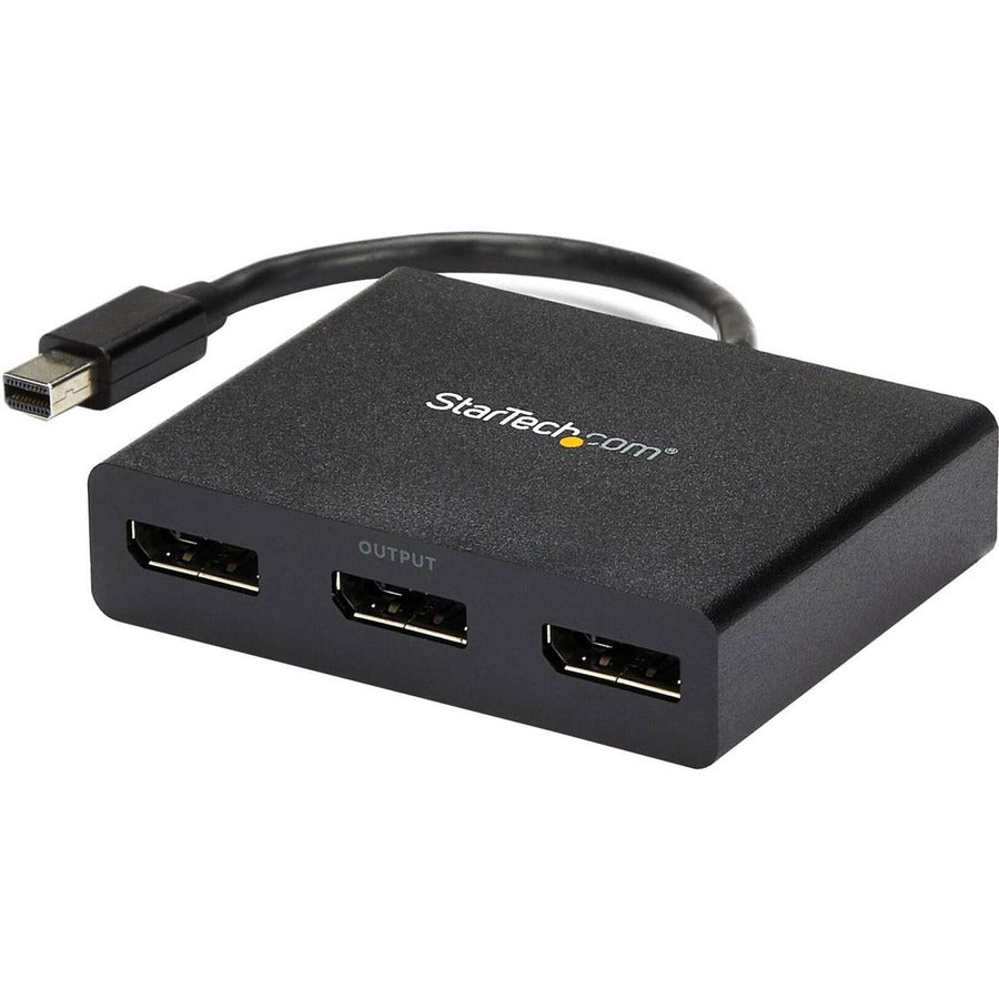 StarTech.com 3-Port Multi Monitor Adapter Mini DisplayPort 1.2 to DP MST Hub Video Splitter for Extended Desktop Mode Windows Only