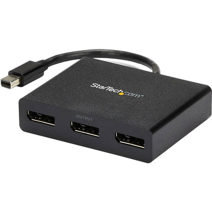 StarTech.com 3-Port Multi Monitor Adapter Mini DisplayPort 1.2 to DP MST Hub Video Splitter for Extended Desktop Mode Windows Only