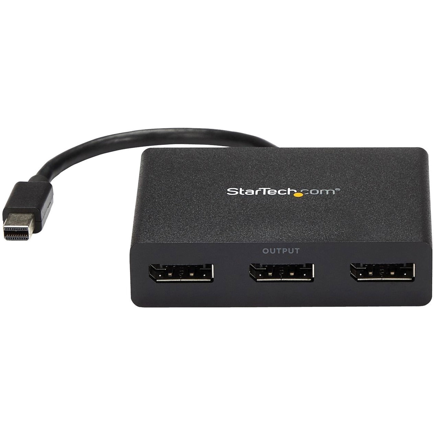 StarTech.com 3-Port Multi Monitor Adapter Mini DisplayPort 1.2 to DP MST Hub Video Splitter for Extended Desktop Mode Windows Only
