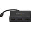 StarTech.com 3-Port Multi Monitor Adapter Mini DisplayPort 1.2 to DP MST Hub Video Splitter for Extended Desktop Mode Windows Only