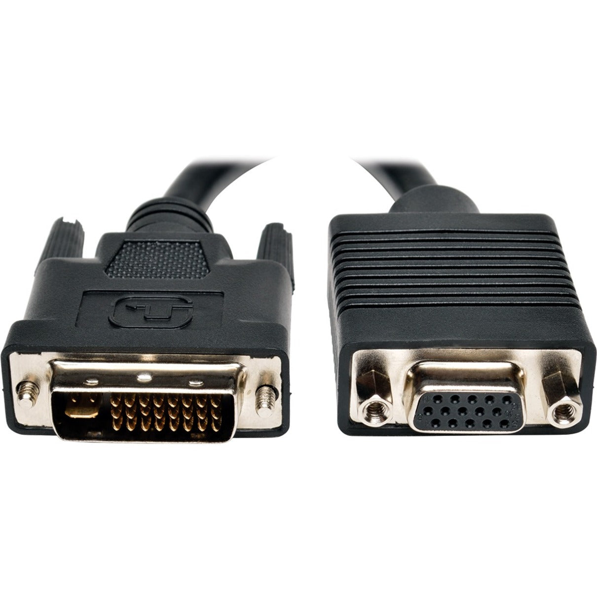 Tripp Lite 8in DVI to VGA Adapter Converter Cable DVI-I Dual Link to HD15 M/F 8"