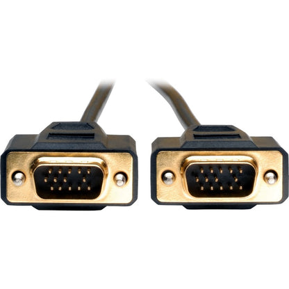 Tripp Lite 15ft VGA Monitor Gold Cable Molded Shielded HD15 M/M 15'