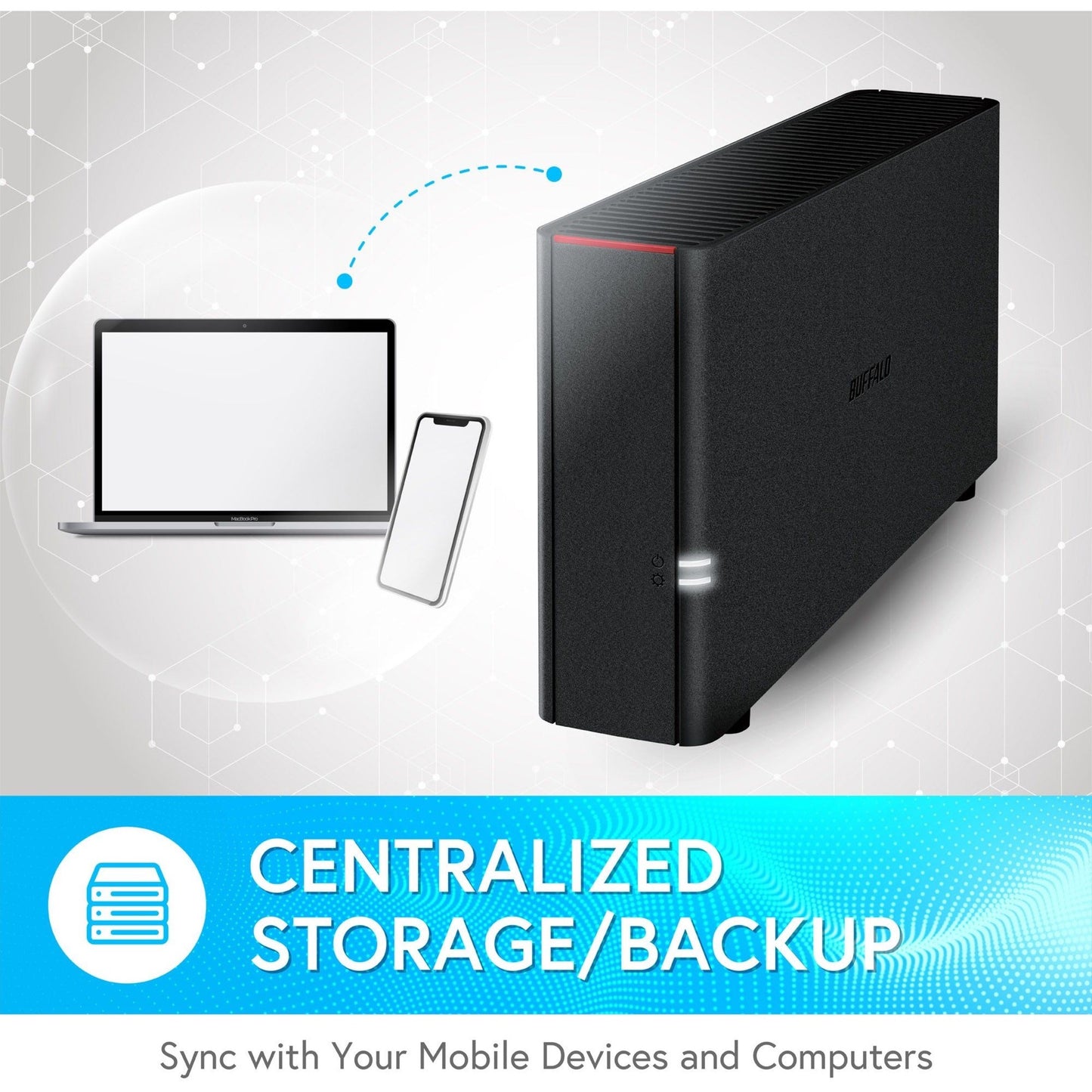 Buffalo LinkStation 210 2TB Personal Cloud Storage with Hard Drives Included