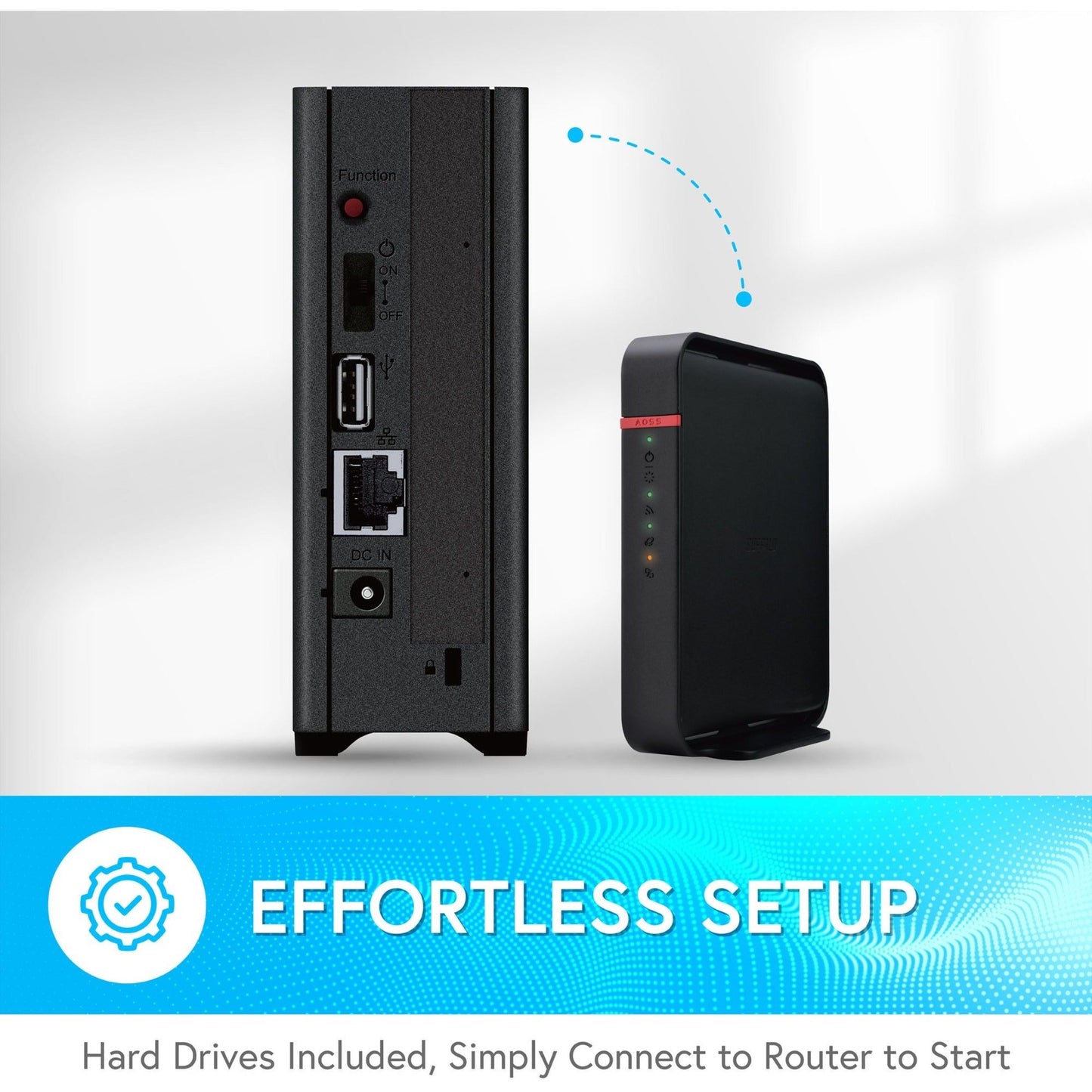Buffalo LinkStation 210 4TB Personal Cloud Storage with Hard Drives Included