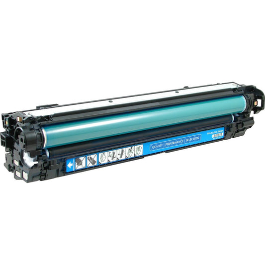 V7 Remanufactured Laser Toner Cartridge - Alternative for HP 650A (CE271A) - Cyan Pack