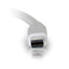 C2G 10ft Mini DisplayPort to DisplayPort Adapter Cable M/M - White