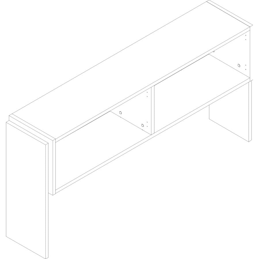 Lacasse C.A. Open Hutch with Adjustable Sides