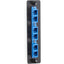 Black Box Standard Adapter Panel Ceramic Sleeves (3) Duplex SC Pairs Blue