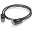 C2G 25ft 8K DisplayPort Cable with Latches - M/M