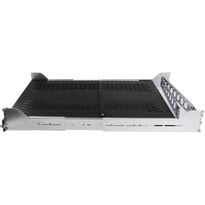 StarTech.com 2U Vented Sliding Rack Shelf w/ Cable Management Arm & 27.7 to 31.6in Adjustable Mounting Depth - 125lbs / 56.7kg - 24in Deep