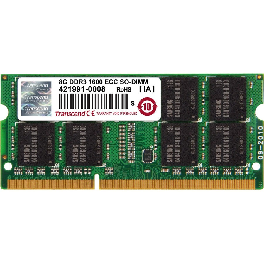 8GB DDR3 1600 ECC-SODIMM 2RX8  