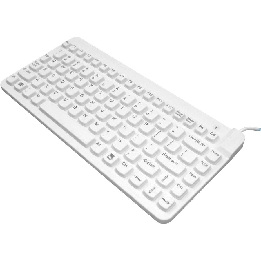 Man & Machine Premium Waterproof Disinfectable Silent 12" Keyboard