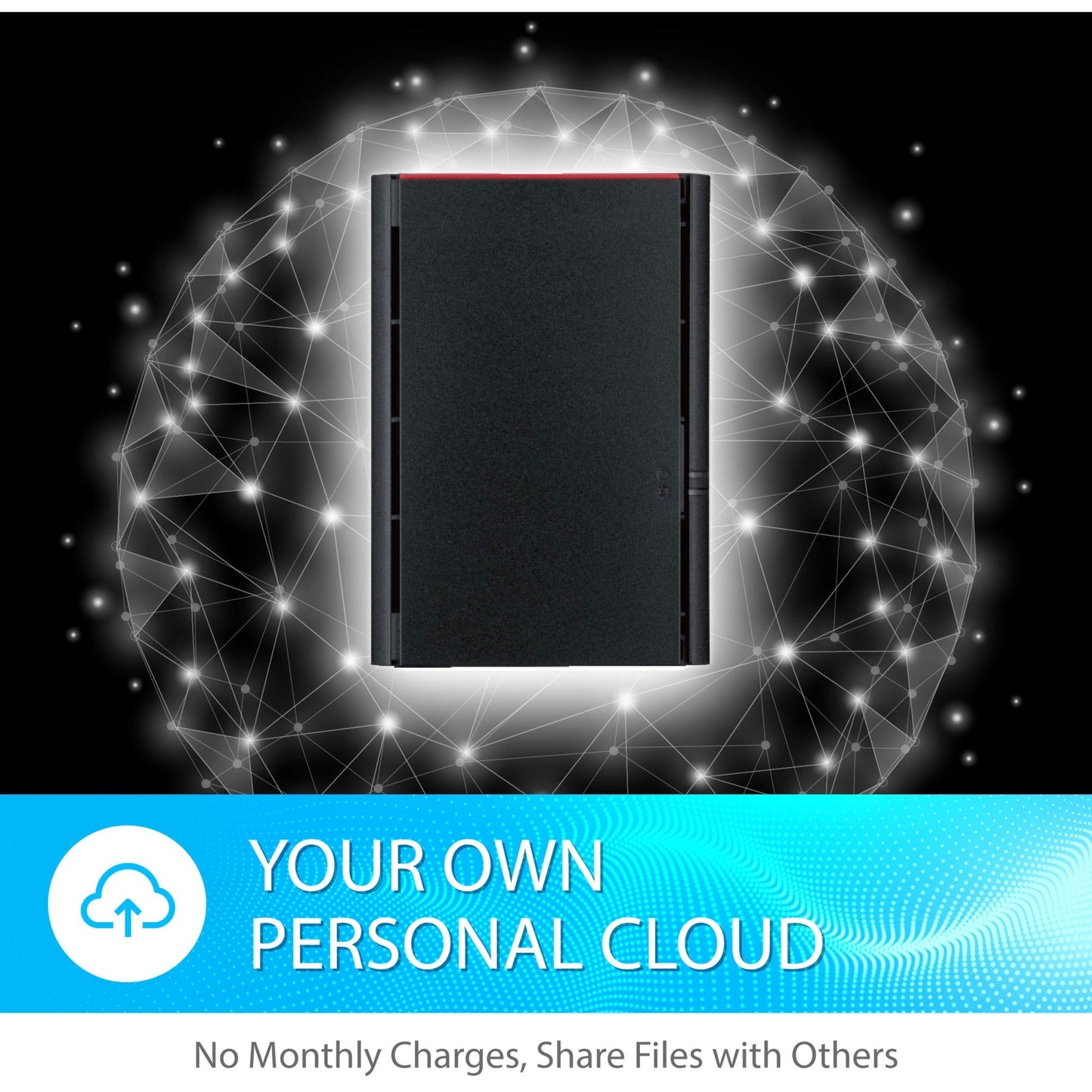 Buffalo LinkStation 220 8TB Personal Cloud Storage with Hard Drives Included