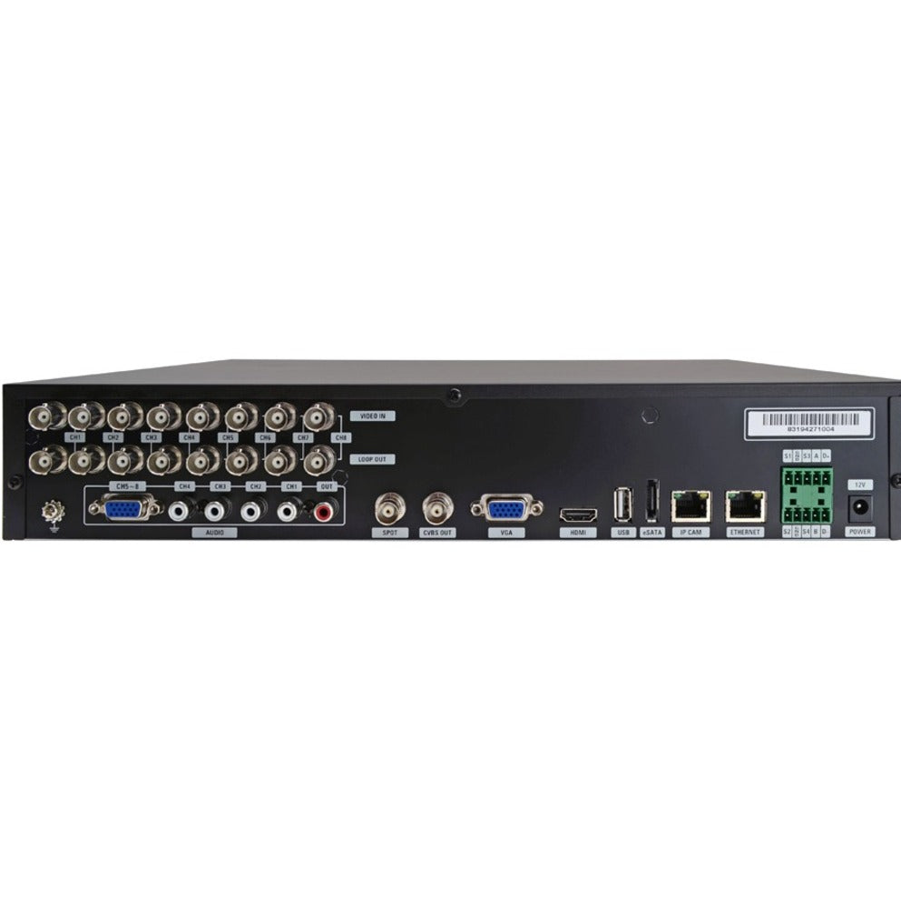 Speco 8 Channel HS Hybrid Digital Video Recorder with Real-Time Recording - 2 TB HDD