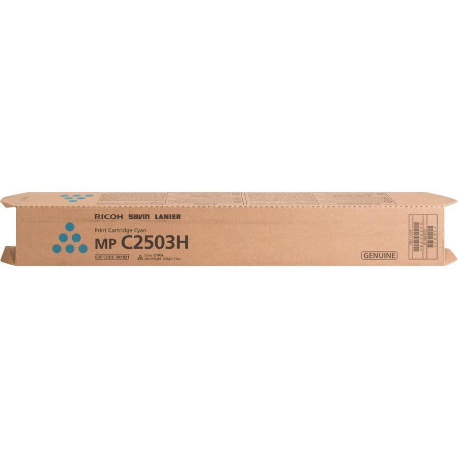 Ricoh Original Laser Toner Cartridge - Cyan - 1 Each