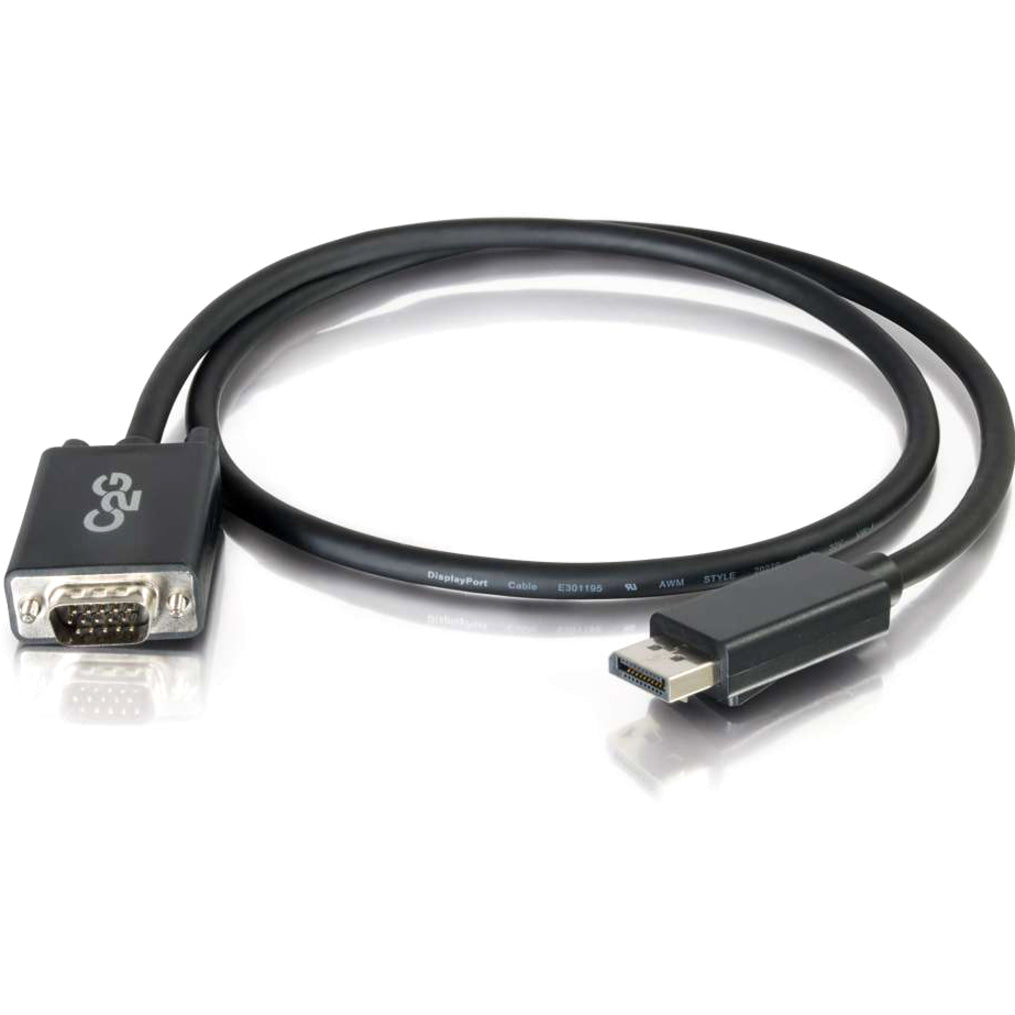 C2G 10ft DisplayPort to VGA Adapter Cable - M/M