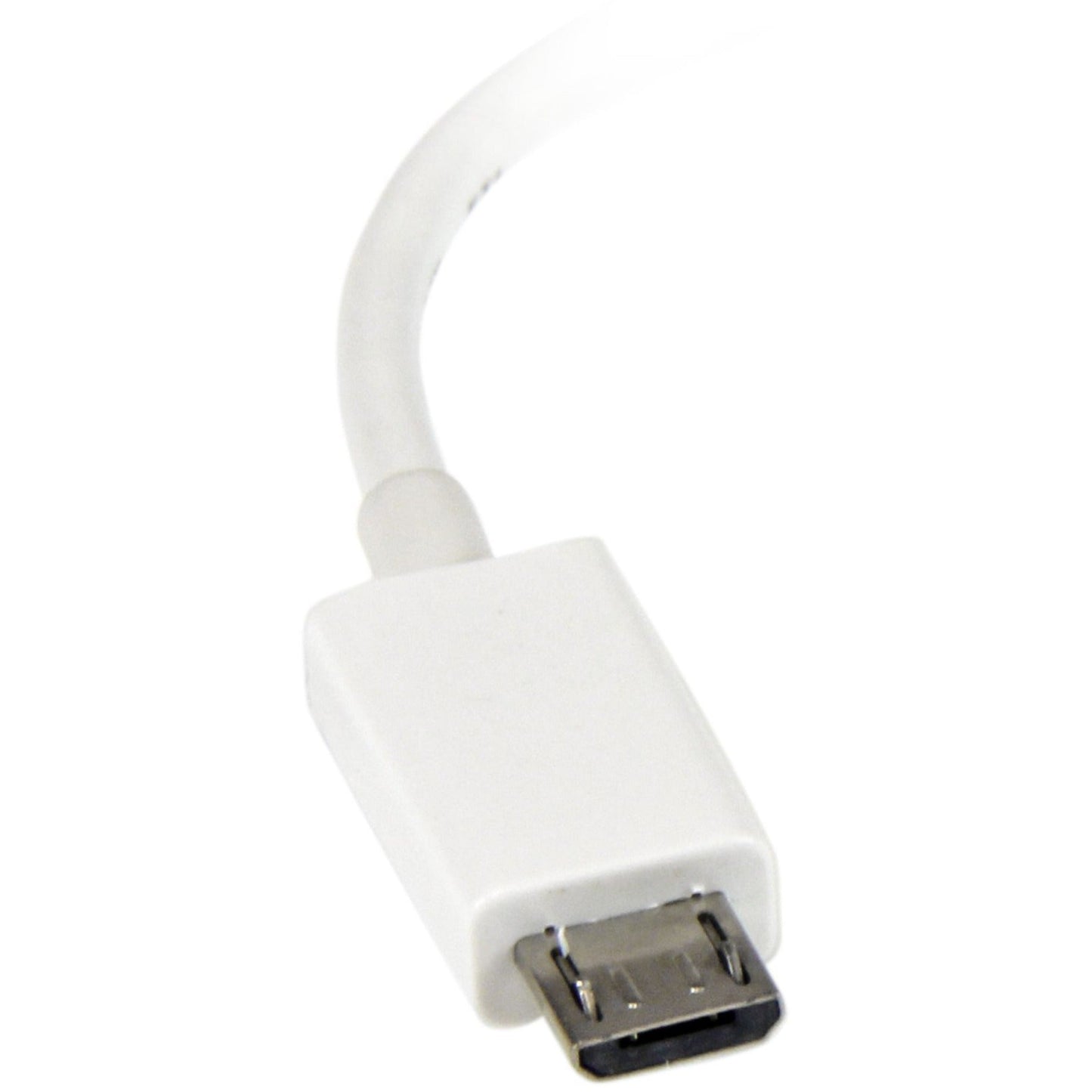 StarTech.com 5in White Micro USB to USB OTG Host Adapter M/F