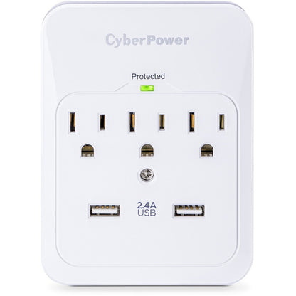 CyberPower CSP300WUR1 Professional 3 - Outlet Surge with 600 J