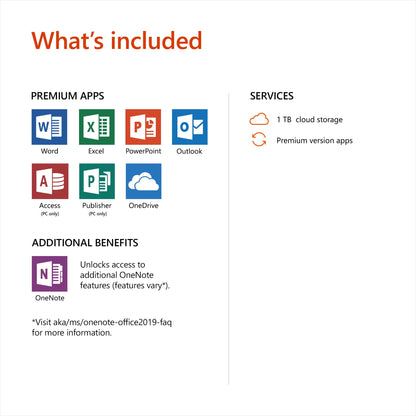 Microsoft 365 Personal - Subscription License - 1 PC/Mac 1 Person - 12 Month