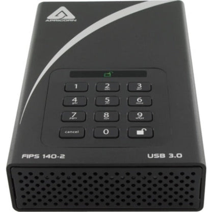 Apricorn Aegis Padlock DT FIPS ADT-3PL256F-6000 6 TB Hard Drive - External - TAA Compliant