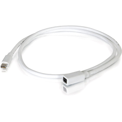 C2G 6ft Mini DisplayPort Extension Cable M/F - White