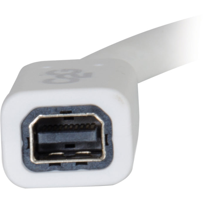 C2G 6ft Mini DisplayPort Extension Cable M/F - White