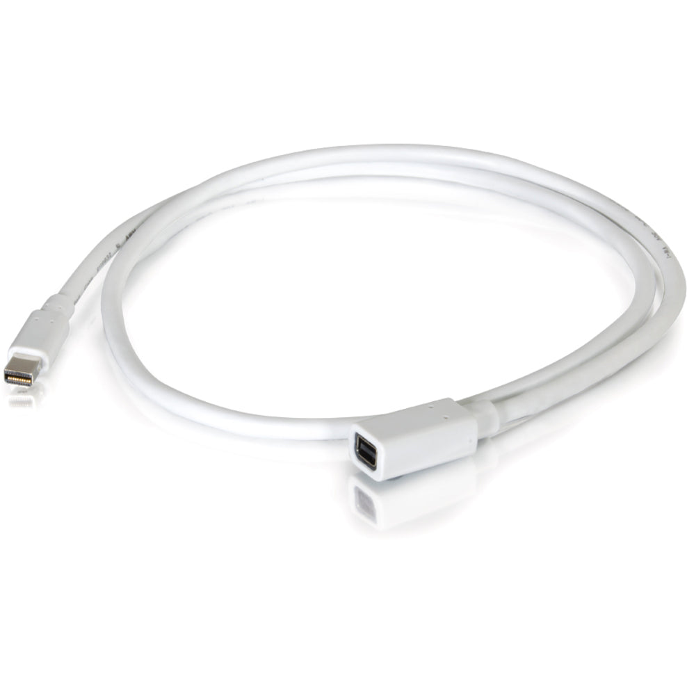 C2G 10ft Mini DisplayPort Extension Cable M/F - White