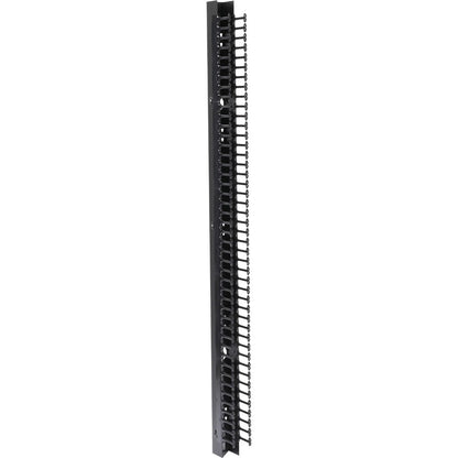 Black Box Vertical IT Rackmount Cable Manager - 45U x 3.5"W Single-Sided Black