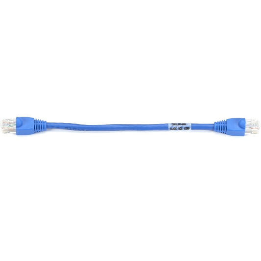 6IN BLUE CAT6 550MHZ PATCH CABL