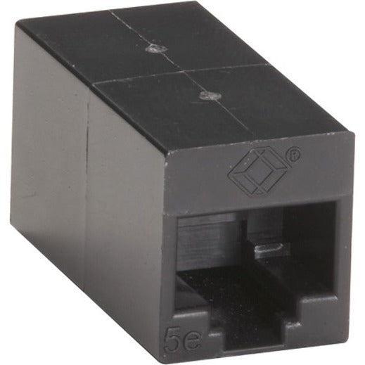 Black Box Cat.5e Unshielded Straight-Pin Coupler - Black 10-Pack