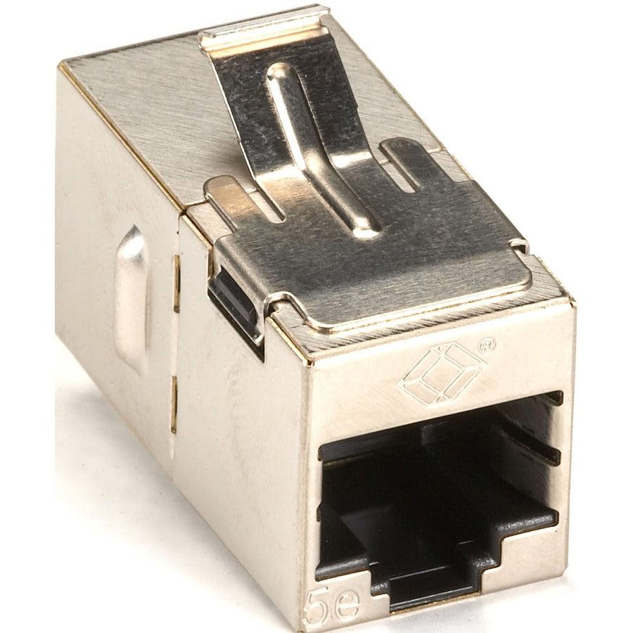 Black Box Cat.5e Shielded Straight-Pin Keystone Coupler - Silver