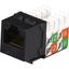 Black Box GigaBase2 CAT5e Jack Universal Wiring Black Single-Pack