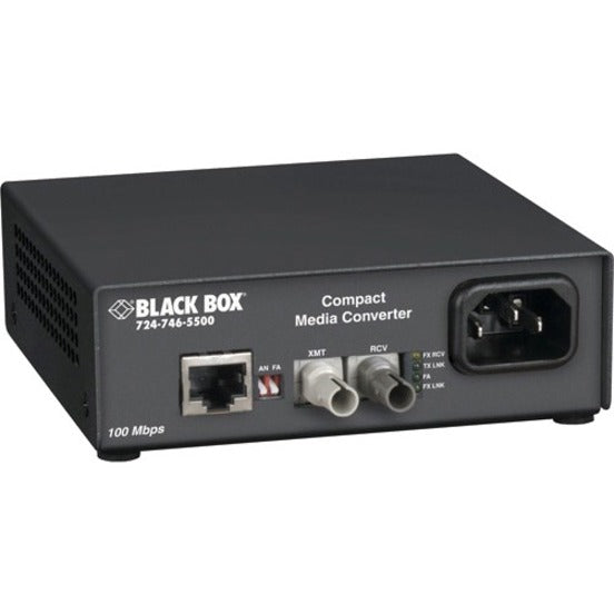 Black Box Compact Media Converter 100BASE-TX/100BASE-SX Multimode 300 m (850-nm) ST