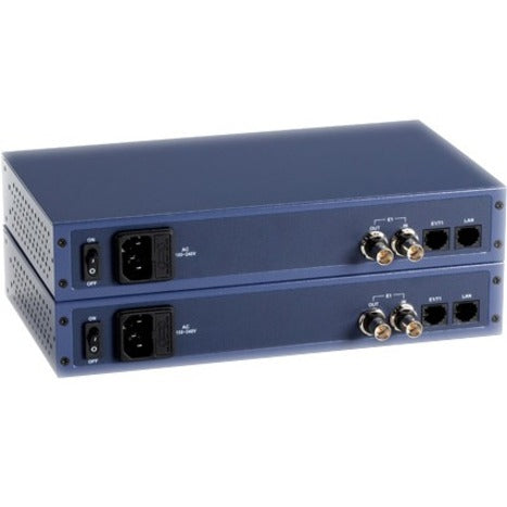 Black Box LR0300 Series Managed T1/E1 Fast Ethernet Extender Kit - 1km 2-Mbps