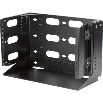 Black Box Wallmount Rack 12" with Swing Bracket and Adjustable Shelf